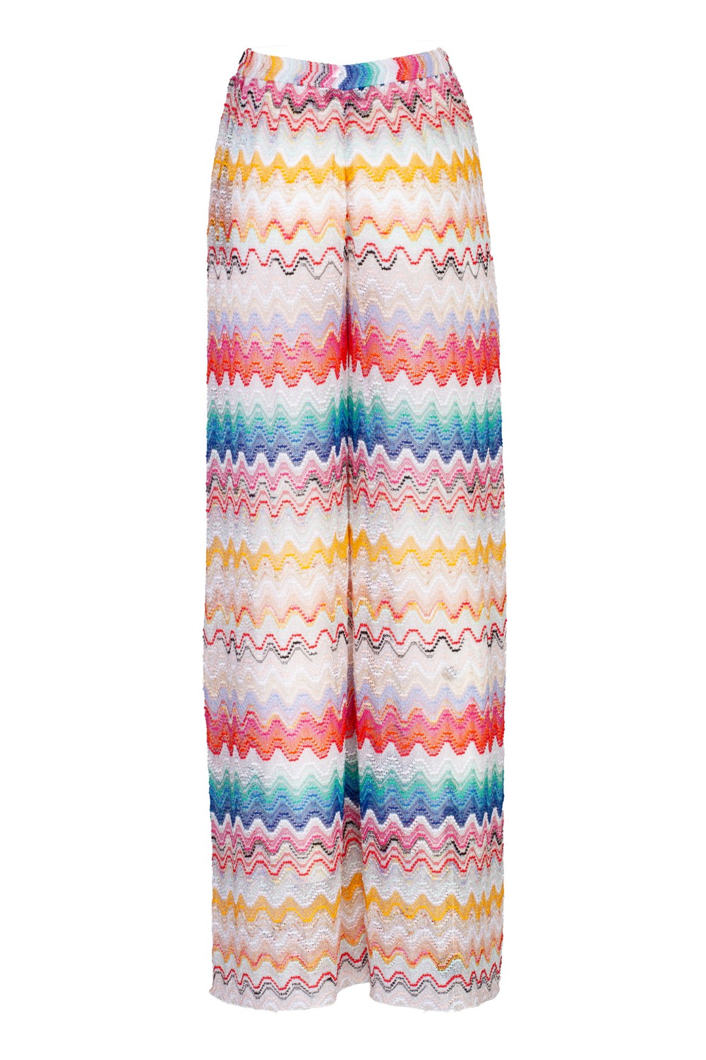 shop MISSONI Saldi Pantalone: Missoni pantaloni a palazzo.
Maglia di misto viscosa lamé.
Motivo a onde.
Elastico in vita.
Composizione: 87% Viscosa 7% Fibra metallizzata 6% Poliammide.
Fabbricato in Italia.. MC23SI02 BR00TG-S99H number 461926
